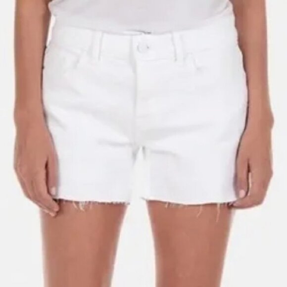 NWT Fidelity Malibu Shorts Ivory White Size 30 Girlfriend‎ Nordstrom High Rise - Picture 1 of 13